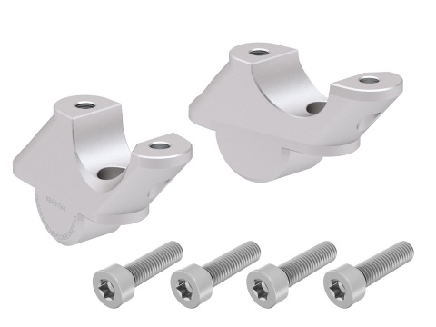 Rizery Hepco&Becker BMW R 1250 R 2019-2025 [30 mm w górę, 21 mm w tył] srebrne