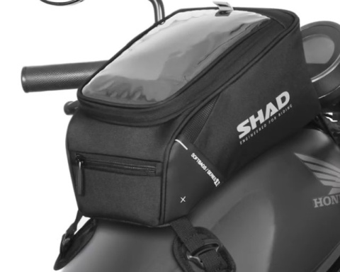 TANKBAG TORBA NA BAK ZBIORNIK SHAD 4L MAGNETYCZNA Z MAPNIKIEM NA PORTFEL