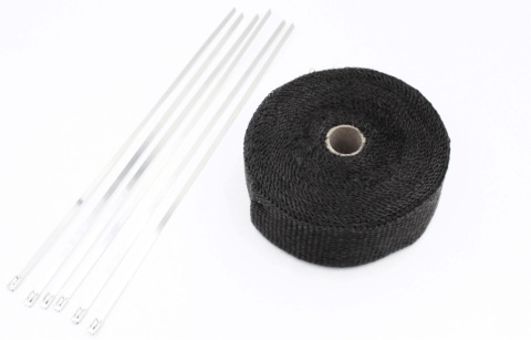 Taśma termiczna 50mm x 10m do wydechu kolektora bandaż + opaski