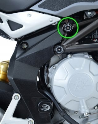 ZAŚLEPKA RAMY R&G MV AGUSTA F3 675/800 /RIVALE 800 LEWA LUB PRAWA BLACK