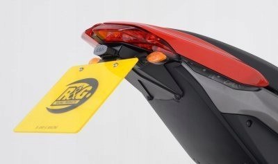 UCHWYT TABLICY REJESTRACYJNEJ R&G DUCATI HYPERMOTARD 820 BLACK