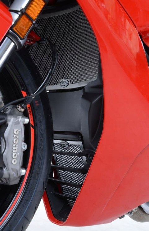 OSŁONA CHŁODNICY R&G DUCATI SUPERSPORT (S) (17-) BLACK