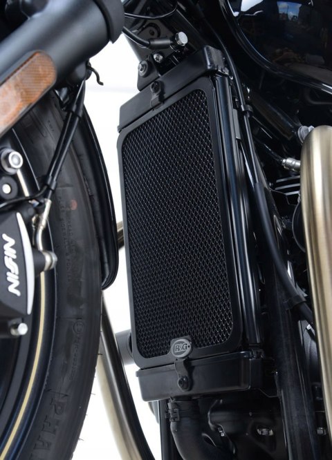 OSŁONA CHŁODNICY R&G TRIUMPH THRUXTON 1200/1200R/STREET TWIN/T120 BONNEVILLE BLACK