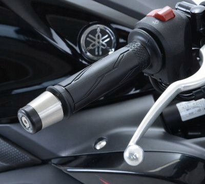 KOŃCÓWKI CIĘŻARKI KIEROWNICY R&G YAMAHA YZF-R25 14-/YZF-R3 15-/MT-25/MT-03 BLACK