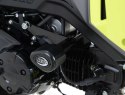 CRASH PADY R&G AERO HONDA MSX125 (GROM) UP TO 2016 BLACK