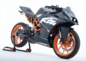 CRASH PADY R&G AERO KTM RC125/200/390 WHITE