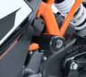 CRASH PADY R&G AERO KTM RC125/200/390 BLACK