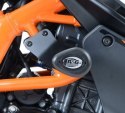 CRASH PADY R&G AERO KTM RC125/200/390 BLACK