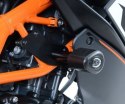 CRASH PADY R&G AERO KTM RC125/200/390 BLACK