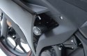 CRASH PADY R&G AERO RACE TYPE YAMAHA YZF-R25 14-18/YZF-R3 15-18 BLACK