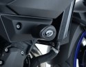 CRASH PADY R&G AERO YAMAHA XJ6 N 13- BLACK