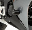 CRASH PADY R&G AERO HONDA CBR125R 11- BLACK