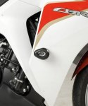 CRASH PADY R&G AERO HONDA CBR250R 11- WK SP 250 FAIRED BLACK