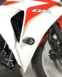 CRASH PADY R&G AERO HONDA CBR250R 11- WK SP 250 FAIRED BLACK