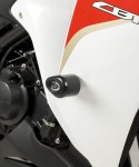 CRASH PADY R&G AERO HONDA CBR250R 11- WK SP 250 FAIRED BLACK