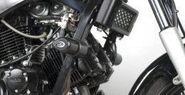 CRASH PADY R&G AERO HYOSUNG GT125/250 NAKED BLACK