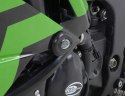 CRASH PADY R&G AERO RACE ONLY KAWASAKI ZX6R 09-12 BLACK