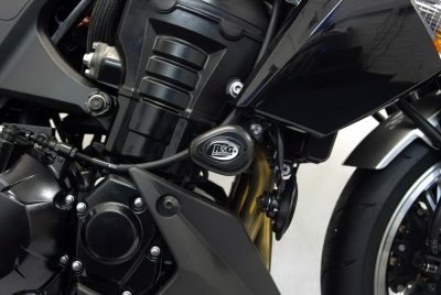 CRASH PADY R&G AERO KAWASAKI Z1000 10-/Z1000R 17- BLACK