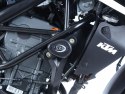 CRASH PADY R&G AERO KTM 125/200/390 DUKE BLACK