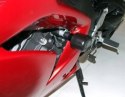 CRASH PADY R&G AERO YAMAHA FZ1-S 07- WITH LOWER FAIRING BLACK