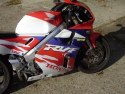 CRASH PADY R&G CLASSIC HONDA RVF400 WHITE