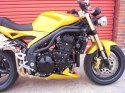 CRASH PADY R&G CLASSIC FRONT - TRIUMPH SPEED TRIPLE 97-07 BLACK