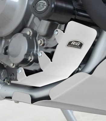 OSŁONA SILNIKA R&G HONDA CRF250L 13- PRAWA STRONA SILVER ALUMINIUM