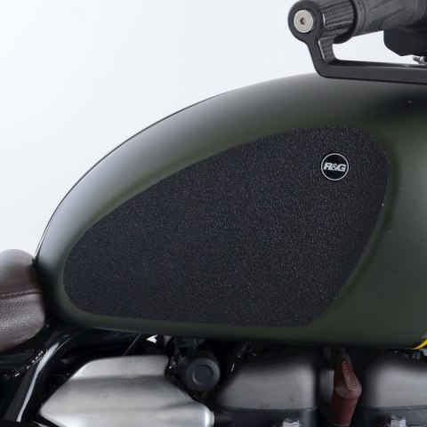 TANKPAD ANTYPOŚLIZGOWY R&G 2 CZĘŚCI TRIUMPH SCRAMBLER 1200 XC/XE 19- BLACK