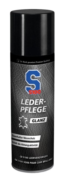 LEDER PFLEGE: GLATT & GLANZ S100 ŚRODEK PIELĘGNUJĄCY I CHRONIĄCY SKÓRĘ LICOWĄ PRZED WILGOCIĄ 300ML