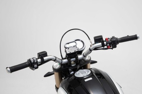 MOCOWANIE GPS NA KIEROWNICĘ SW-MOTECH DUCATI SCRAMBLER 1100 SPORT (17-) BLACK