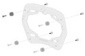 ZESTAW ADAPTERÓW NA STELAŻ PRO NA KUFRY BOCZNE AERO ABS SW-MOTECH SILVER