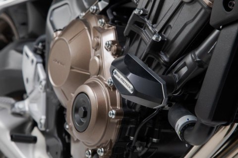 CRASH PADY SW-MOTECH KOMPLETNY ZESTAW DO HONDA CB650R (19-) BLACK