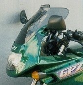 SZYBA MOTOCYKLOWA MRA KAWASAKI GPZ 500 S, EX500D EX500E, 1994-, forma SM, czarna