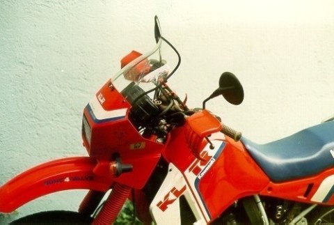 SZYBA TURYSTYCZNA MRA KAWASAKI KLR 650, , 1987-1988, forma T, czarna