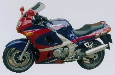 SZYBA TURYSTYCZNA MRA KAWASAKI ZZR 600, ZX600E, 1993-, forma T, czarna