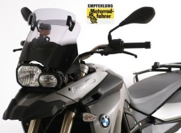 SZYBA MOTOCYKLOWA MRA BMW F 800 GS, E8GS, 4G80, 4G80R, 2008-2017, forma VTM, bezbarwna