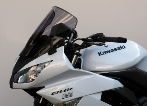 SZYBA MOTOCYKLOWA MRA KAWASAKI ER 6 F, EX 650 C, 2009-2011, forma R, bezbarwna