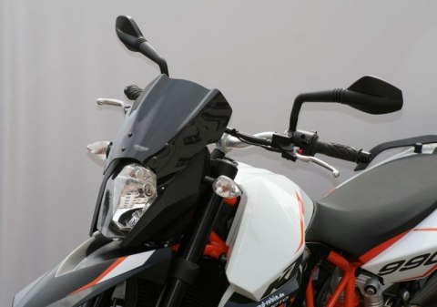 SZYBA MOTOCYKLOWA MRA KTM 990 SUPERMOTO SM / SMR, KTM LC8 SM, 2008-, forma SP, przyciemniana