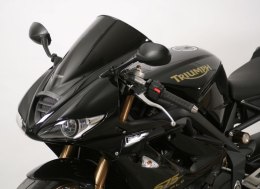 SZYBA MOTOCYKLOWA MRA TRIUMPH DAYTONA 675, D67LC, 2009-2012, forma R, czarna