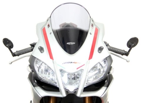 SZYBA MOTOCYKLOWA MRA APRILIA RSV 4 RR/RF/1100 FACTORY 19-, RK /RR /RF, 2015-, forma O, bezbarwna