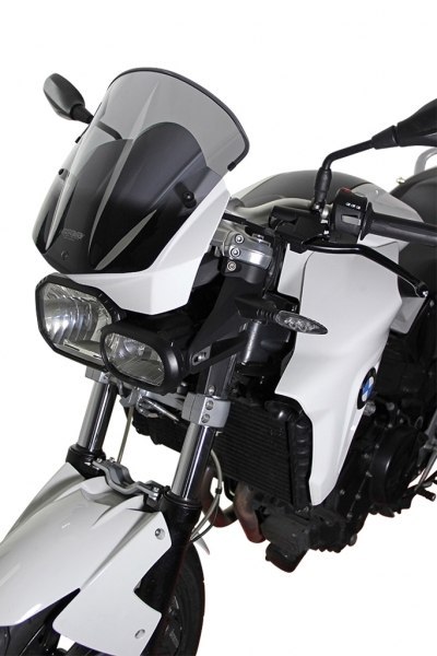 SZYBA MOTOCYKLOWA MRA BMW F 800 R, E8ST, -2014, forma R, bezbarwna