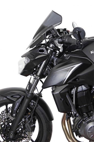 SZYBA MOTOCYKLOWA MRA KAWASAKI Z 650, ER650H , ER650HA2, 2017-, forma NRN, czarna