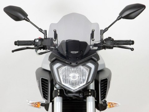 SZYBA MOTOCYKLOWA MRA YAMAHA MT-125, RE 11, 2015-, forma NRM, przyciemniana