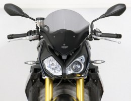 SZYBA TURYSTYCZNA MRA BMW S1000 R, K10, 2014-, forma T, przyciemniana