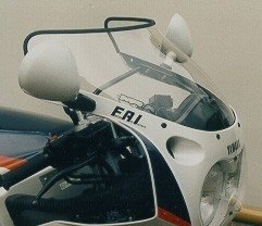 SZYBA MOTOCYKLOWA MRA YAMAHA FZR 1000, 2LA 2LE 2RG 2RH, -1988, forma S, bezbarwna