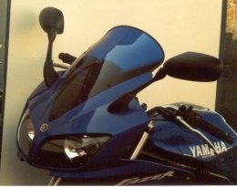 SZYBA TURYSTYCZNA MRA YAMAHA FZS 600 FAZER, RJ02, 2002-2003, forma T, bezbarwna