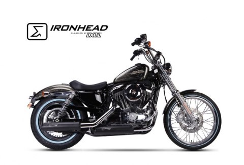 Tłumik wydech Ixil Harley Davidson SPORTSTER XL 1200 2014-2016 typ HC1-3B (SLIP ON, UPPER MUFFLER)