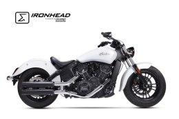 Tłumik wydech Ixil Indian SCOUT BOBBER 15-19 typ HC1-2B (SLIP ON, LOWER MUFFLER)