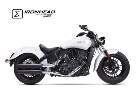 Tłumik wydech Ixil Indian SCOUT BOBBER 15-19 typ HC1-2B (SLIP ON, UPPER MUFFLER)