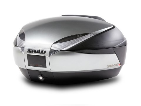 Kufer centralny ze stelażem, płytą i oparciem na dwa kaski Shad 48l Kawasaki VERSYS 650 2015-2024 Kufer centralny ze stelażem, płytą i oparciem na dwa kaski Shad 48l Kawasaki VERSYS 650 2015-2024